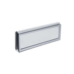 Glass Wall Cubicle Name Plate Holders - Double-Sided