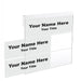 Multi-Tier Nameplate Holders for Glass/Thin Partitions - 3-Slot - 8-1/2 inch x 2-1/2 inch - 1/4"