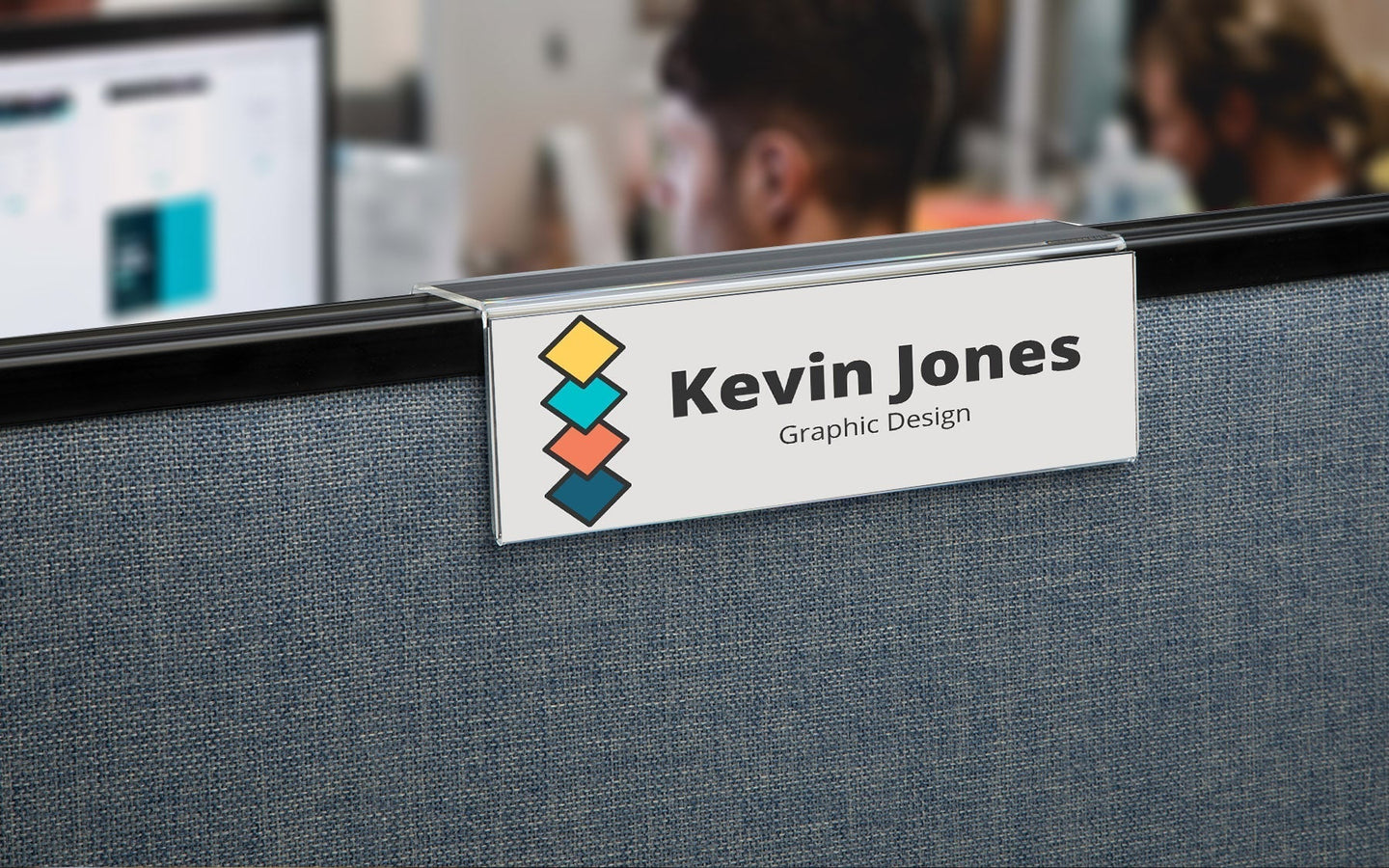 cubicle-nameplate-holders-professional-durable-plastic-products-mfg for Free Printable Cubicle Name Plate Template Cubicle Nameplate Holders - Professional & Durable | Plastic Products Mfg for Free Printable Cubicle Name Plate Template