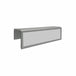 Bordered acrylic cubicle nameplate holder single-sided silver border office sign for partition reflective