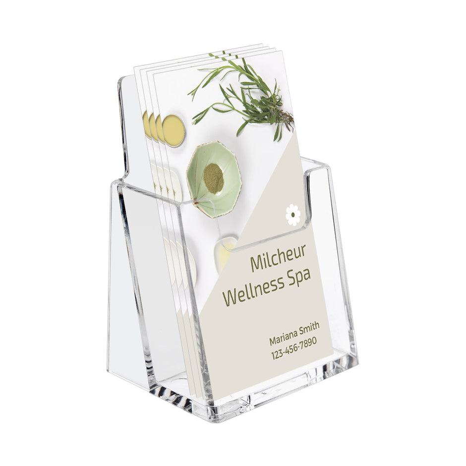 Vertical Business Card Holder with Insert