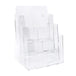 Brochure Holder 9" x 14" x 6-1/2" - Multi-Pocket Wall Mount