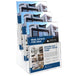 Three Tier Brochure Holder with Inserts 8-3/4" Wide