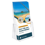 Single Pocket 4" Brochure Holder with Insert