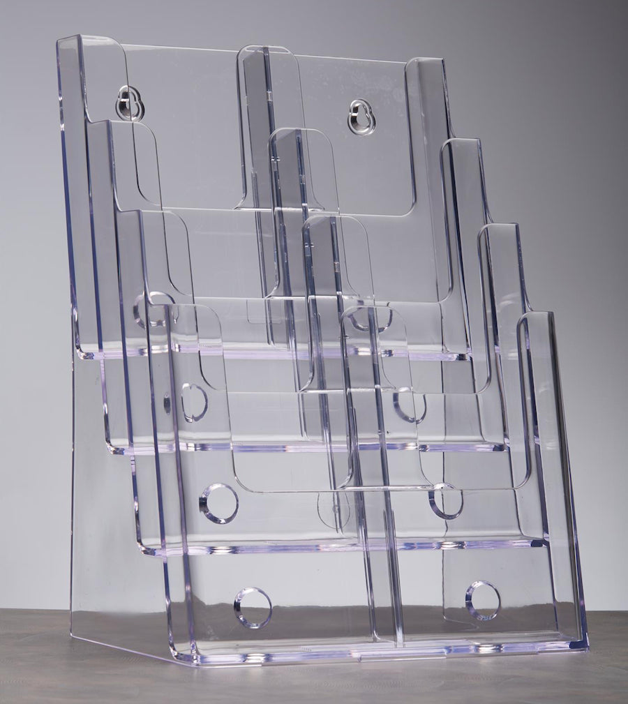 Eight pocket brochure holder