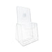 4" brochure holder - countertop/wall single pocket