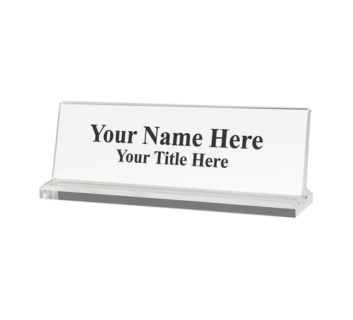 Executive Office Acrylic Name Plate Holder