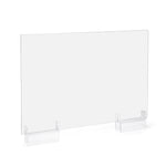 Clear Acrylic Sneeze Guards - 36" x 24" x 2"