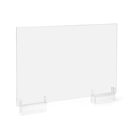 Clear Acrylic Sneeze Guards - 36" x 24" x 2"