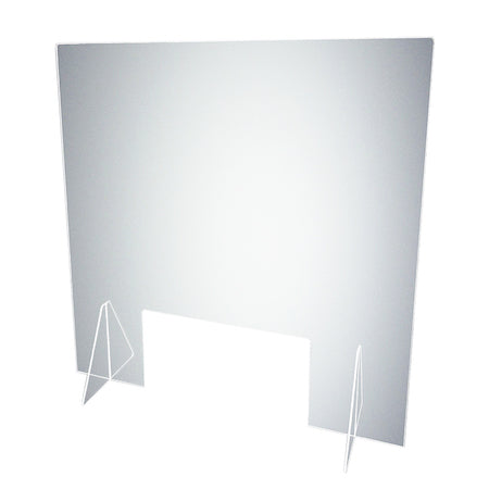 Acrylic Sneeze Guards w/Transaction Slot - 32