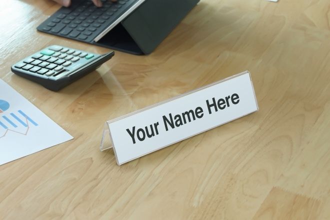 name tent holder Double-Sided Table Tent Nameplate Holders