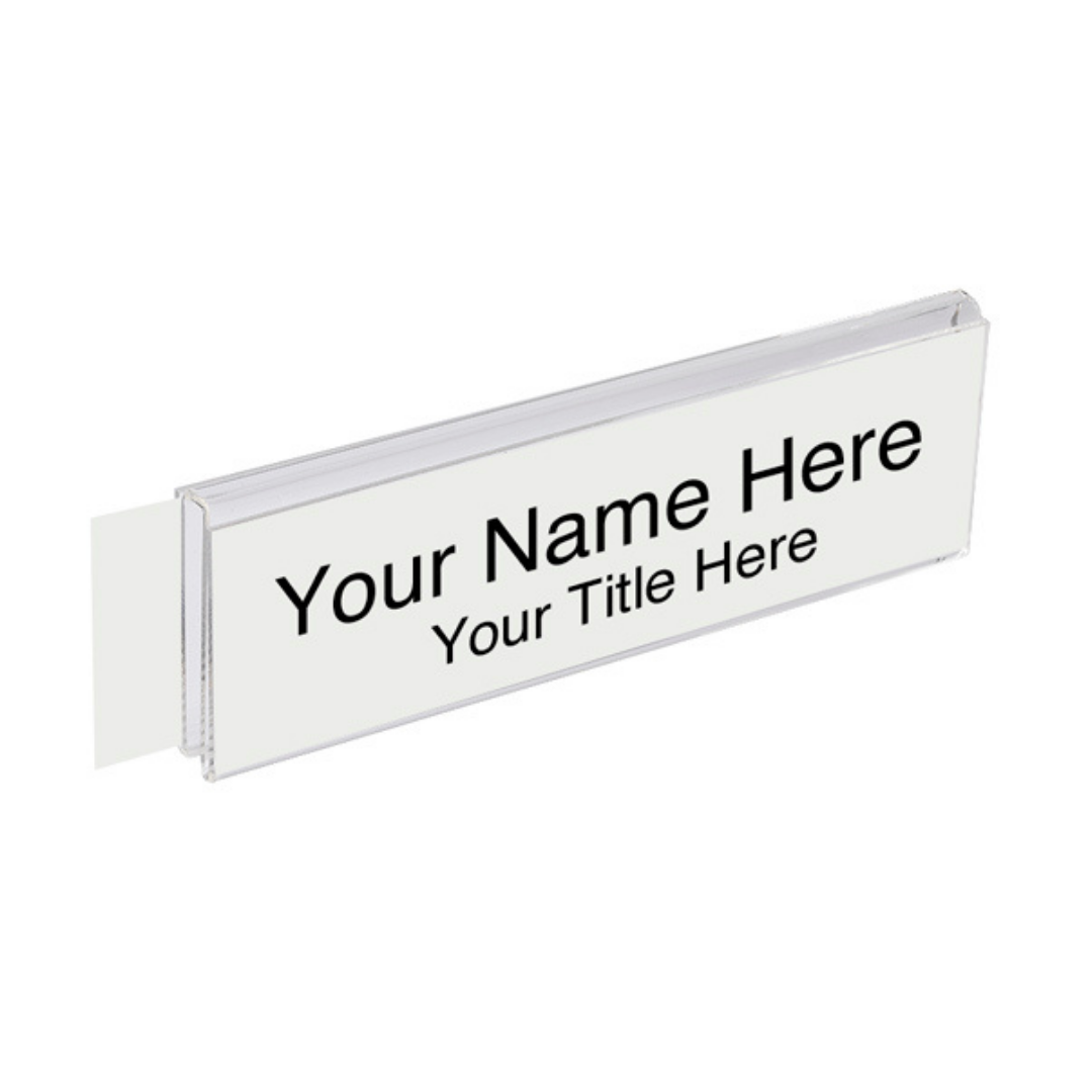 Double Sided Partition Name Plate