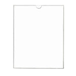 Deluxe Acrylic Wall Frame w/Thumb Notch - 8-1/2" x 11"