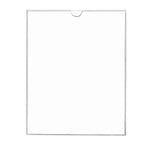 Deluxe Acrylic Wall Frame w/Thumb Notch - 8-1/2" x 11"