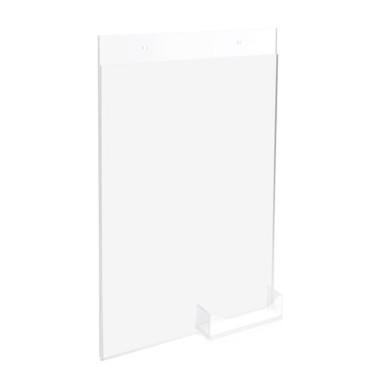 Poster Holder with Business Card Holder Small Portrait