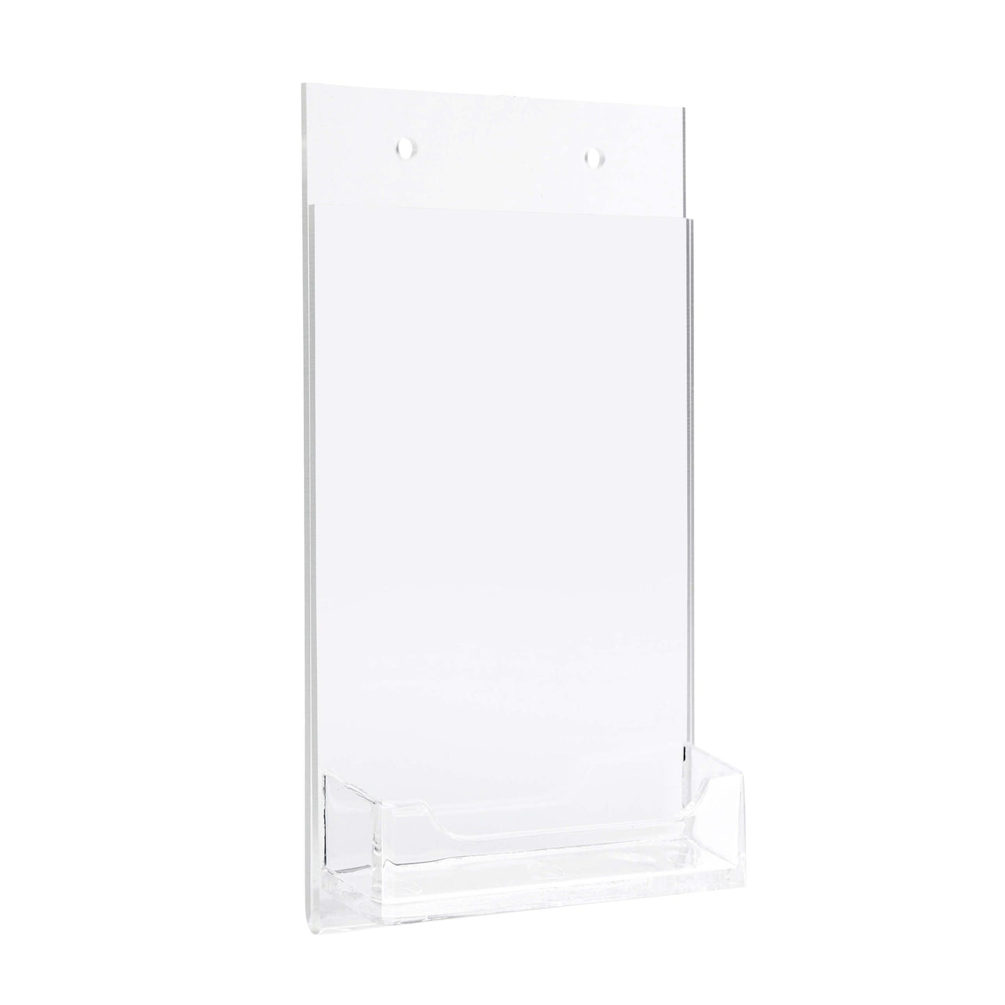 Poster Holder with Business Card Holder Larger Portrait