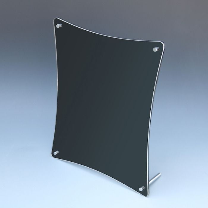 Curved Picture Frame with black background 