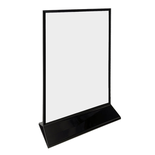 Double-Sided Display Stand with Black Border 8-1/2" x 11"