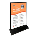 Double-Sided Display Stand with Black Border 8-1/2" x 11"