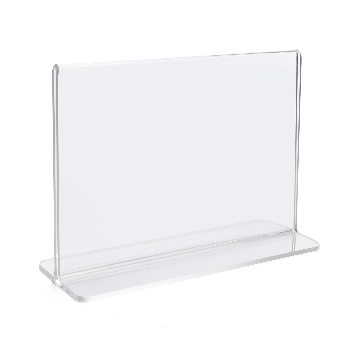 Clear Acrylic Sign Display Holder Landscape