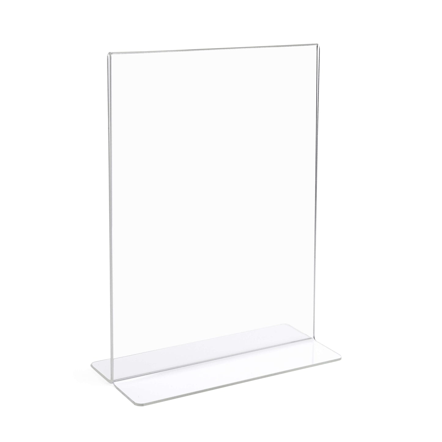Clear Acrylic Sign Display Holder Portrait