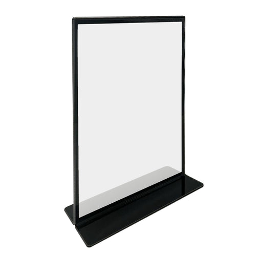 Double-Sided Sign Display Holders with Black Border 8-1/2" x 11"