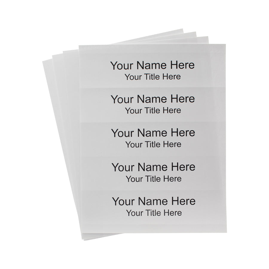 Perforated Card Stock - 6" x 2" Insert Size