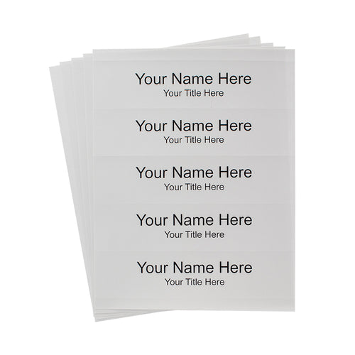 Perforated Card Stock - 8-1/2" x 2" Insert Size
