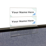 2-Tier Cubicle Nameplate Holder