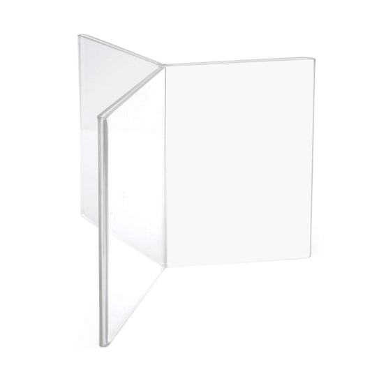 Six Sided Lucite Sign Holder