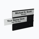Wall Mount Name Plate Holder Tiered