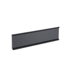 Wall-Mount Black Name Plate Holders - 8-1/2" x 2"