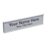 Wall-Mount Nameplate Holders w/ C Channel