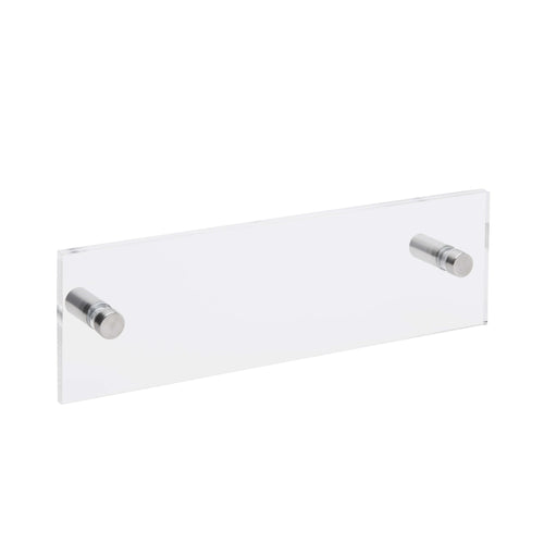 Clear Nameplate Holder with Standoffs