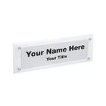 Office & Door Wall-Mount Name Plate Holders