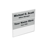 Wall-Mount Name Plate Holders - 3-Tier