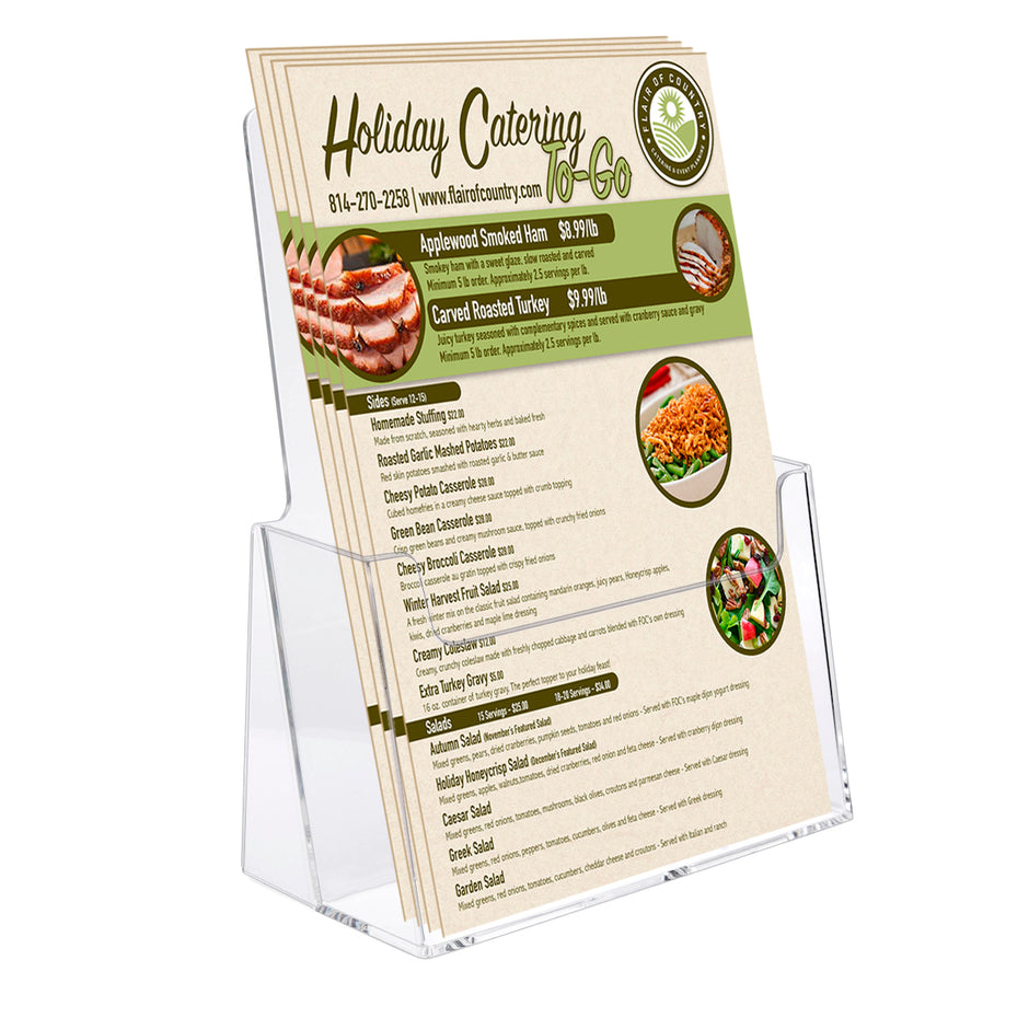 C6 Combo – Countertop Model Single Pocket Half-Page Brochure