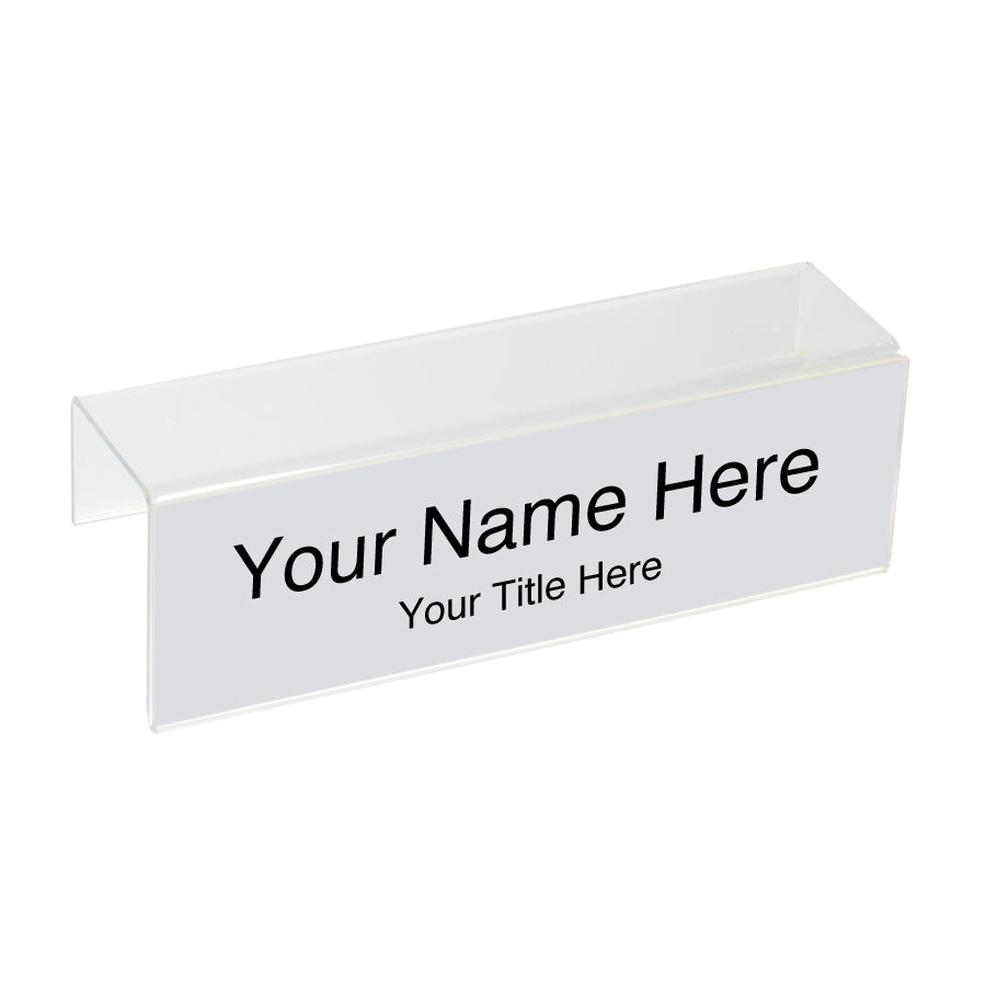 Nameplate Vinyl Sleeves, PVC Pouch Sign Holder Inventory Machine
