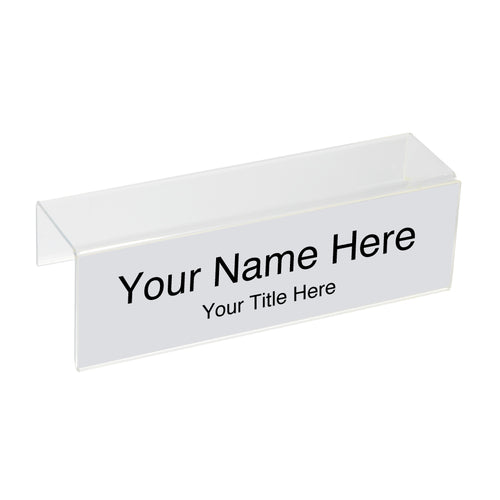 Cubicle Name Plate Holders - Single-Sided