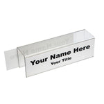 Cubicle Nameplate Holder - Double-Sided