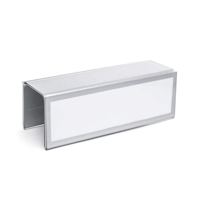 Cubicle Name Plate Holders - Double-Sided w/ Border