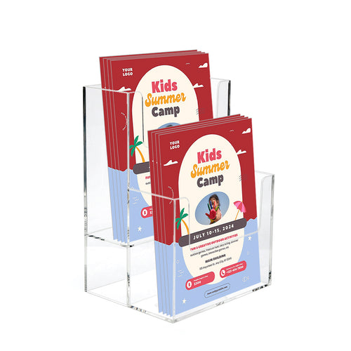 Two Pocket Brochure Holder with Inserts PS1004
