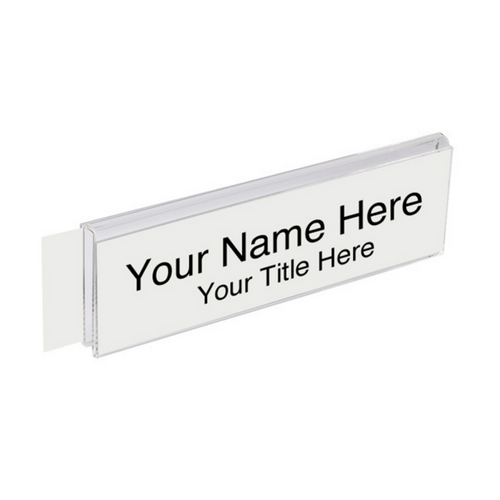 Double Sided Partition Name Plate