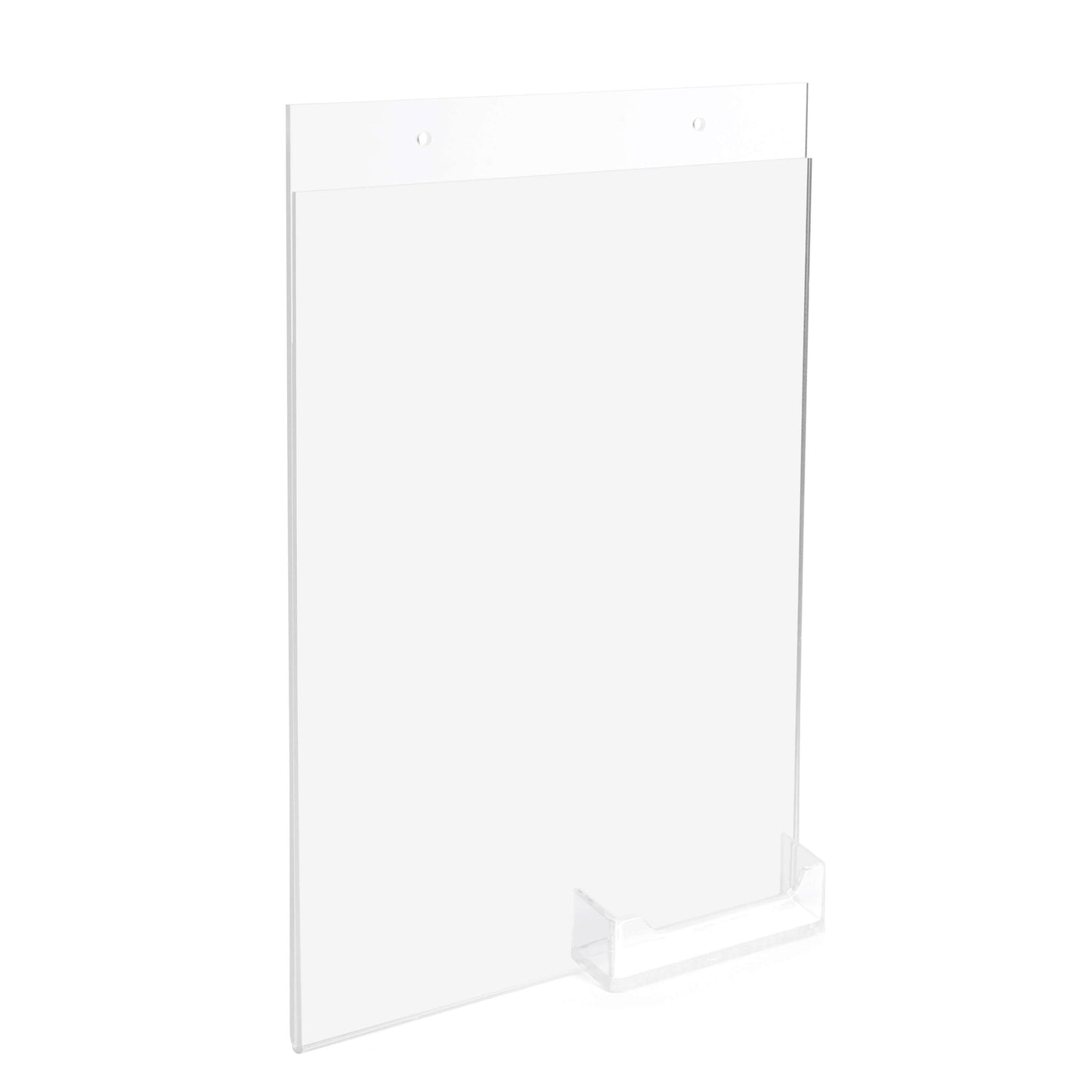 Poster Holder with Business Card Holder Small Portrait